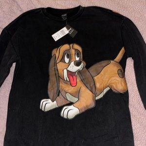 Disney box lunch Fox and the hound sweatshirt